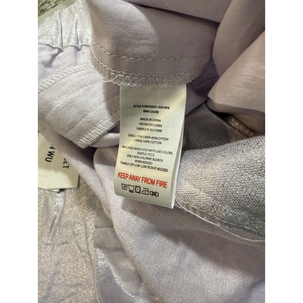 Jason Wu Lavender 2 Piece Wide Leg Pleated Pant Bow Crop Top NWT‎ $425 Medium - Picture 11 of 14